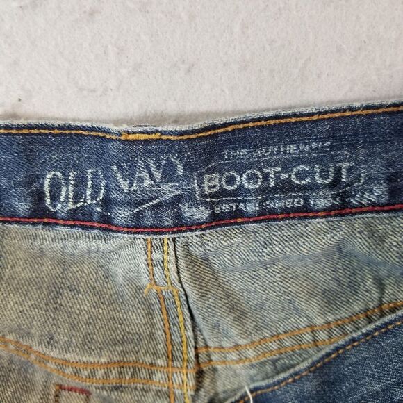 Old Navy Blue Bootcut Jeans for Men - Picture 10 of 11